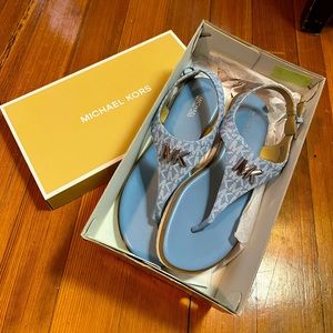 *NEW* Blue Michael Kors Sandals